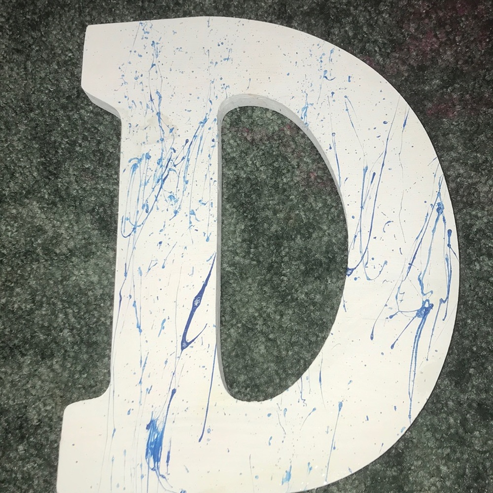 Initials to hang up